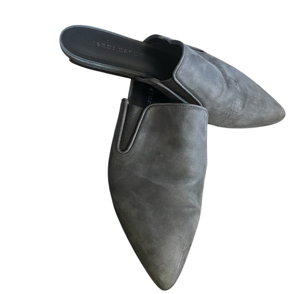 Jenni Kayne Women’s Black Oiled Leather Mules EU 39/ US 9 - Picture 5 of 6